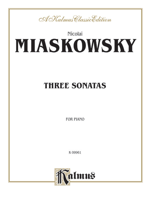Three Sonatas Cover Image
