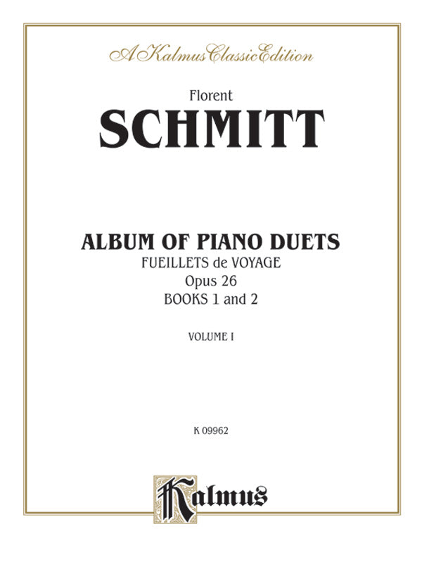 Schmitt: Album of Piano Duets, Volume I Sheet Music Preview