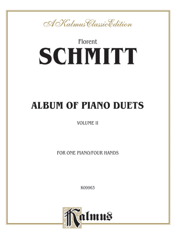 Schmitt: Album of Piano Duets, Volume II Sheet Music Preview