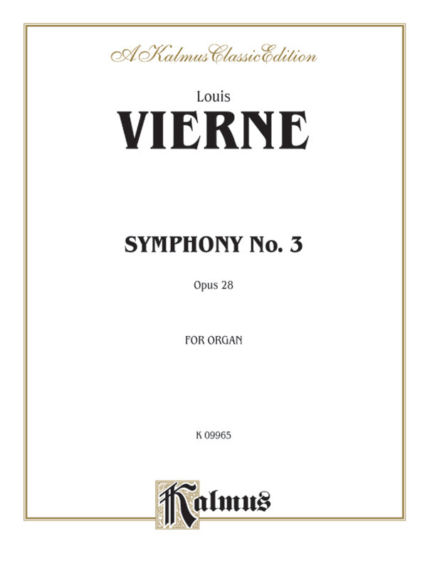 Symphony No. 3, Opus 28 Cover Image