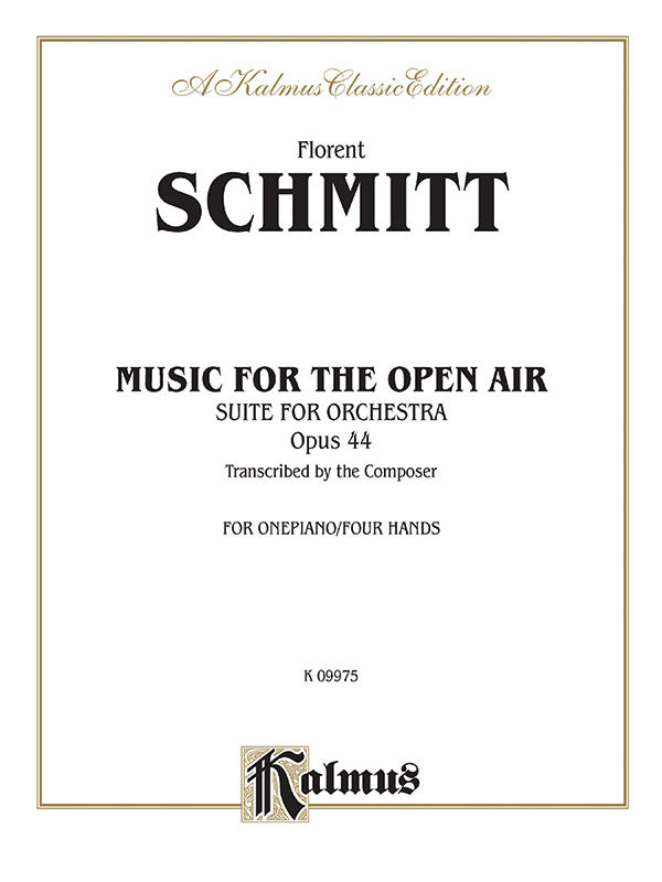 Music for the Open Air (Suite for Orchestra, Opus 44) Cover Image