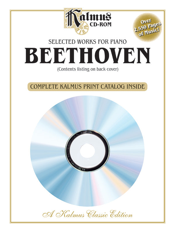 Selected Works for Piano: Beethoven Cover Image