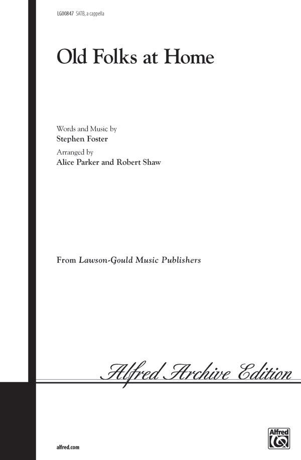 Old Folks at Home Cover Image