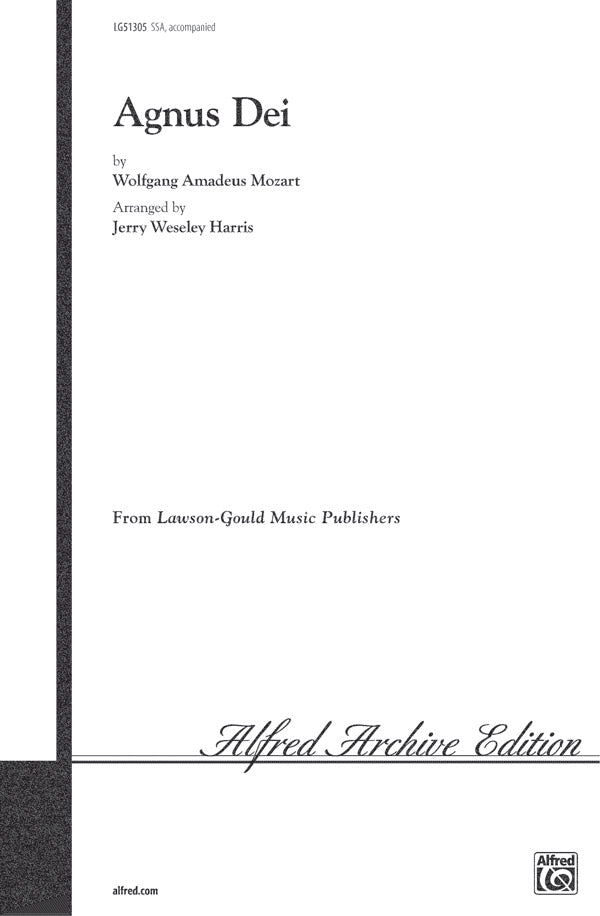 Agnus Dei (from <I>Coronation Mass</I>) Sheet Music Preview