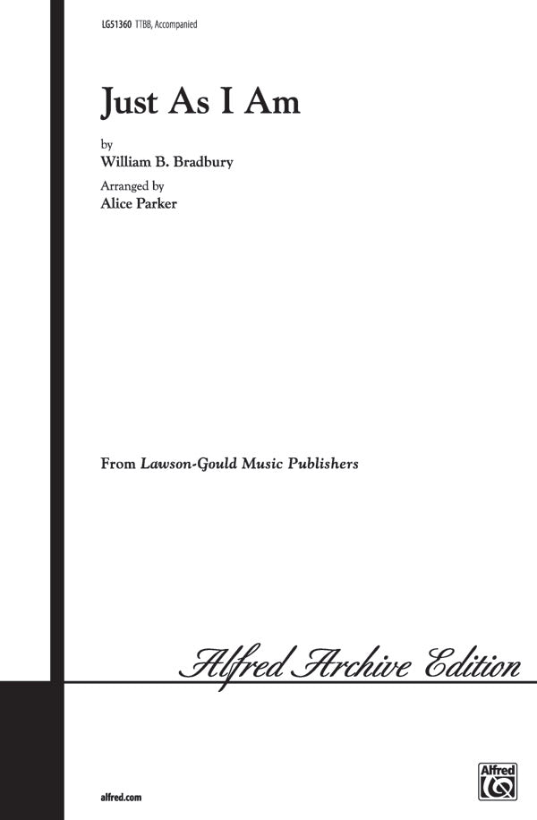 Just As I Am Sheet Music Preview