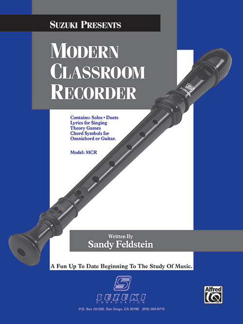 Suzuki Modern Classroom Recorder Cover Image