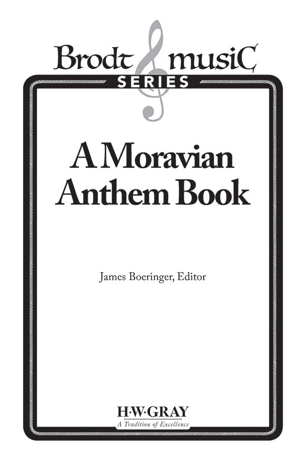 A Moravian Anthem Book Cover Image