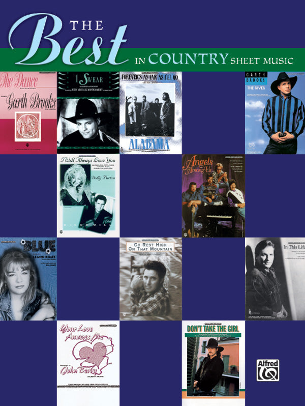 The Best in Country Sheet Music Cover Image