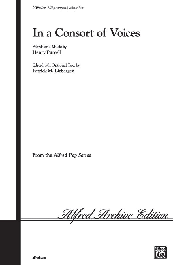 In a Consort of Voices Sheet Music Preview
