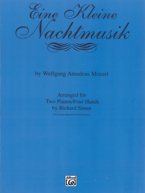 Eine Kleine Nachtmusik - Piano Duo (2 Pianos, 4 Hands) Sheet Music Preview
