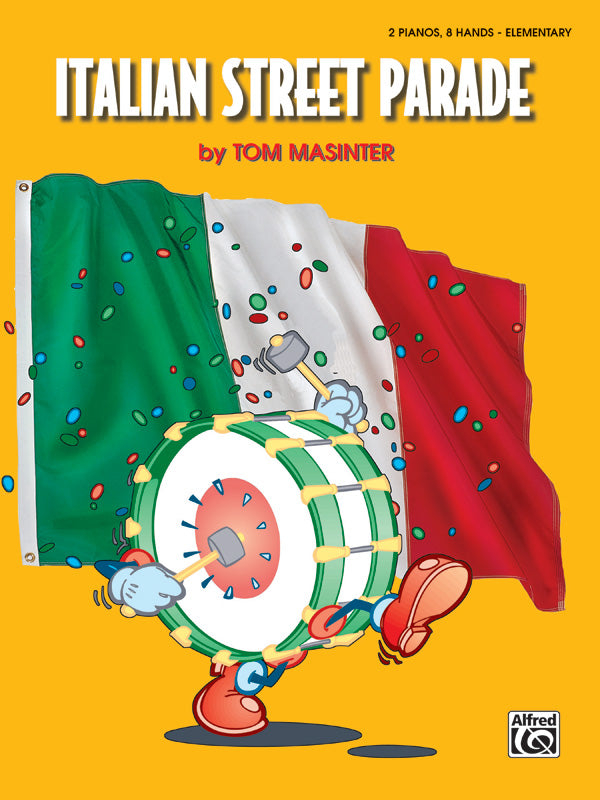 Italian Street Parade - Piano Quartet (2 Pianos, 8 Hands) Sheet Music Preview