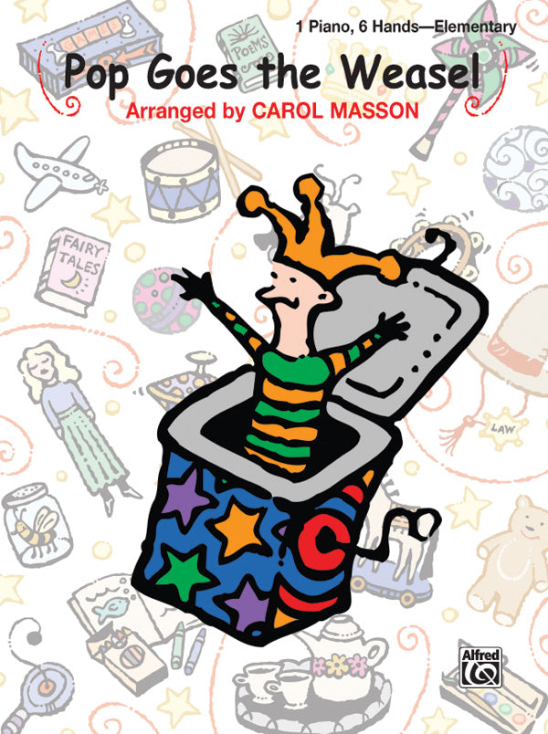 Pop Goes the Weasel - Piano Trio (1 Piano, 6 Hands) Sheet Music Preview