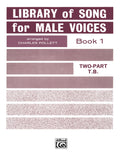 Library of Songs for Male Voices, Book I Cover Image