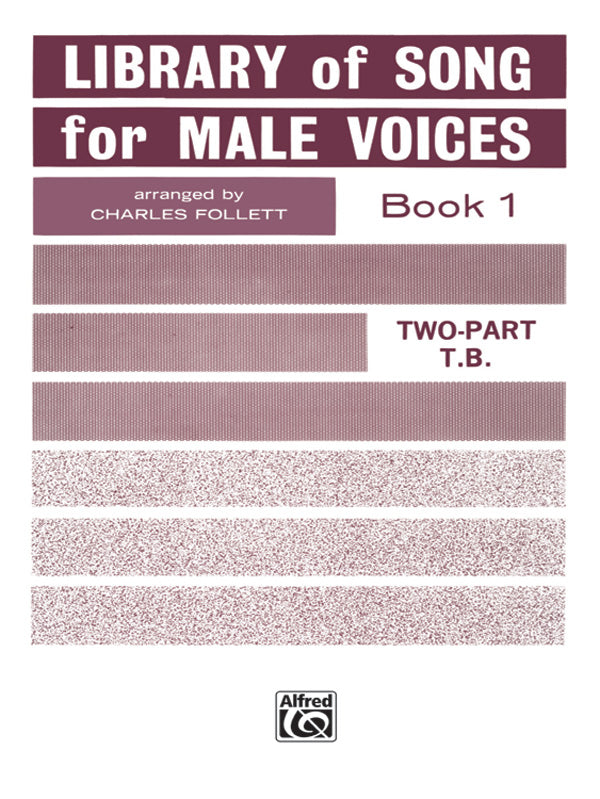 Library of Songs for Male Voices, Book I Cover Image