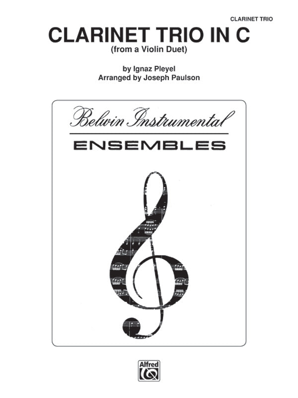 Clarinet Trio in C Cover Image