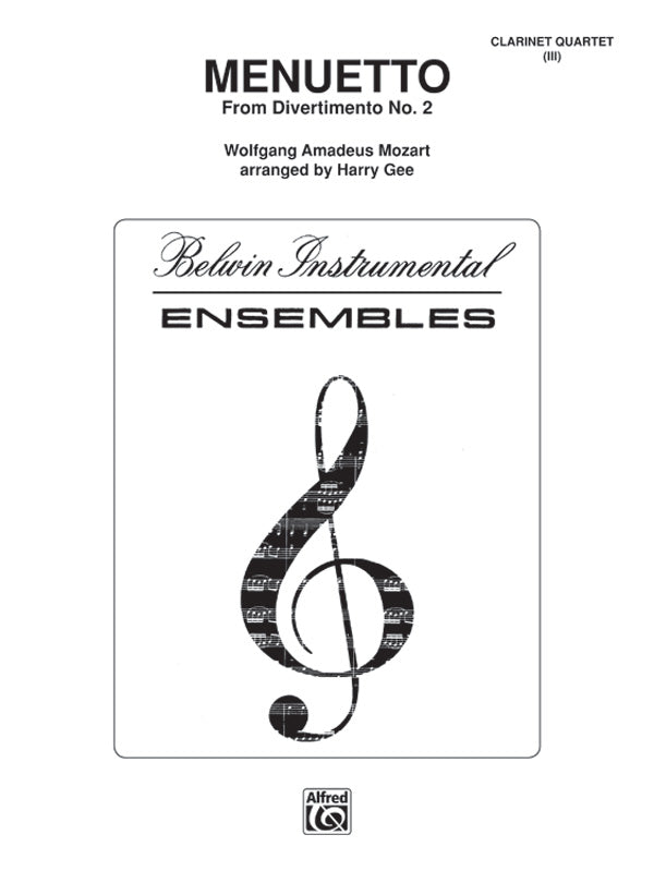 Menuetto (from <I>Divertimento No. 2</I>) Cover Image