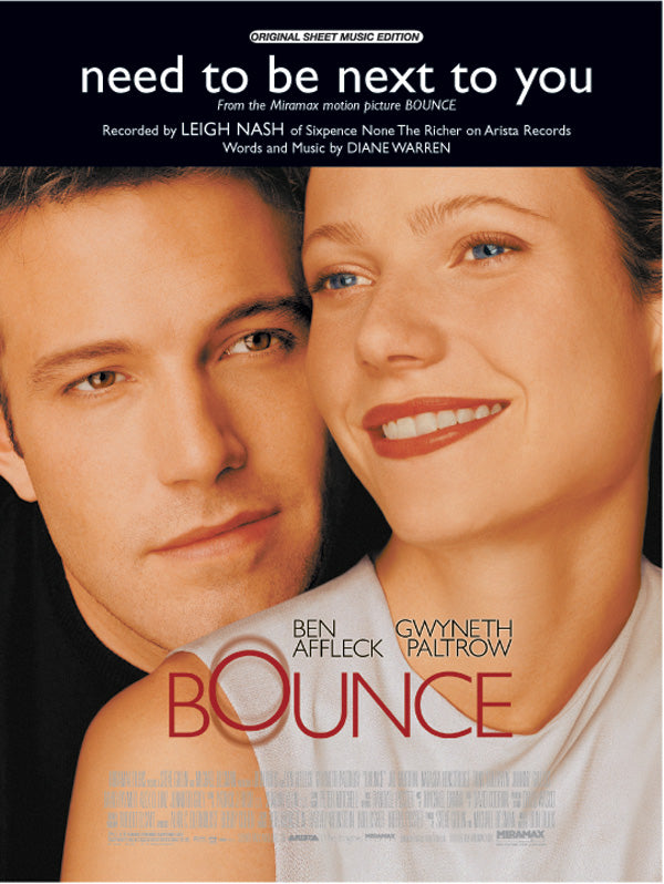 Need to Be Next to You (from <I>Bounce</I>) Cover Image