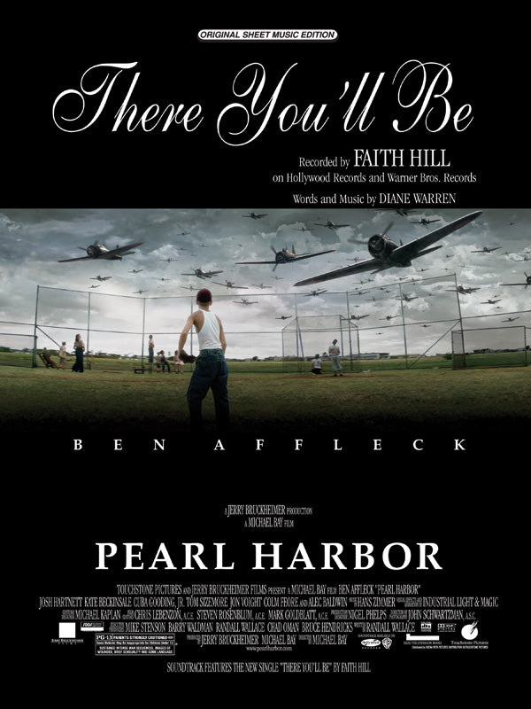 There You'll Be (from Pearl Harbor) Sheet Music Preview