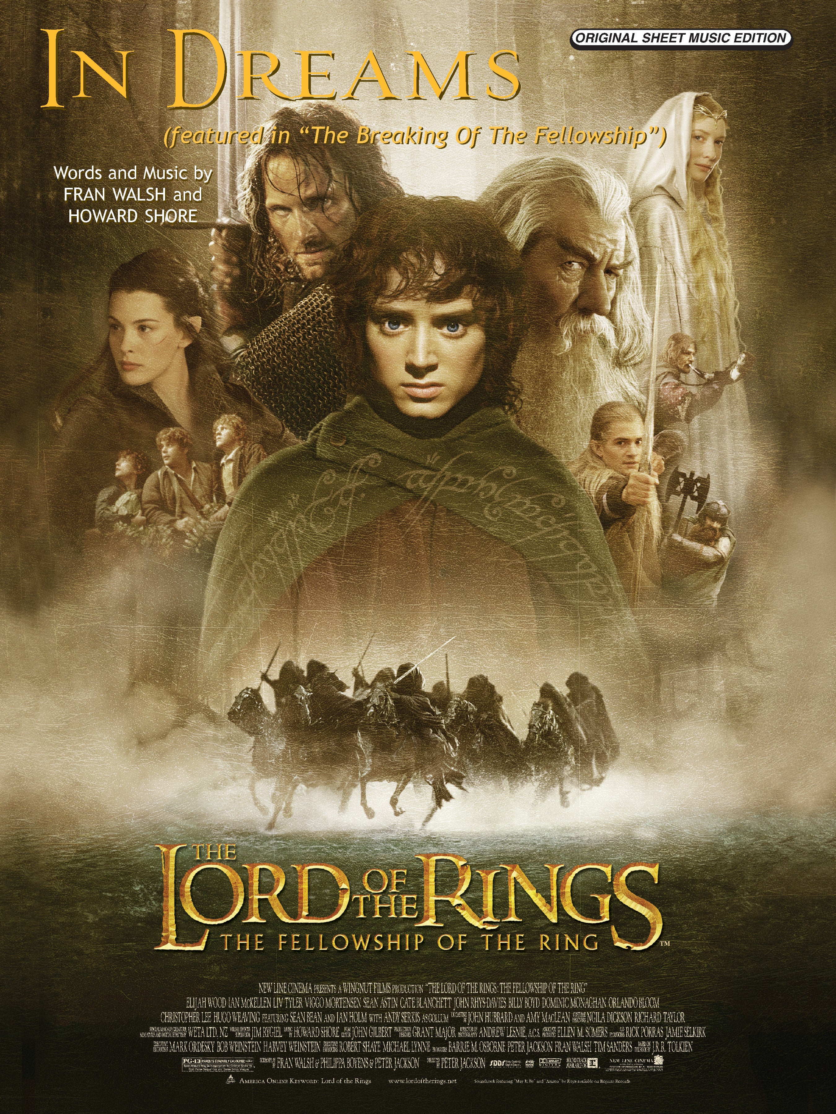 In Dreams (from The Lord of the Rings: The Fellowship of the Ring) (featured in "The Breaking of the Fellowship") Sheet Music Preview