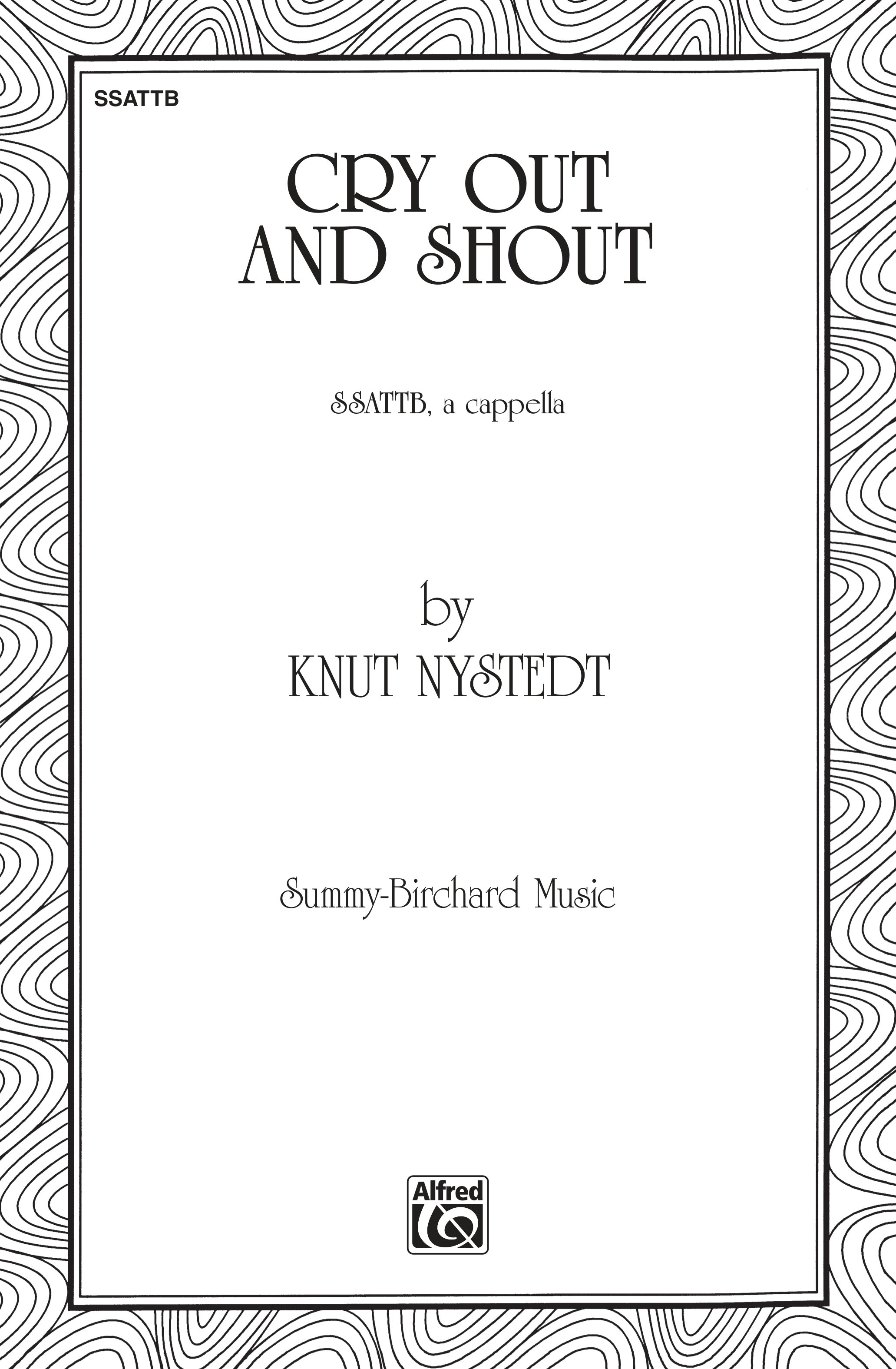 Cry Out and Shout Cover Image