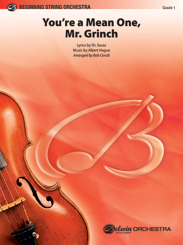 You're a Mean One, Mr. Grinch: Cello Sheet Music Preview