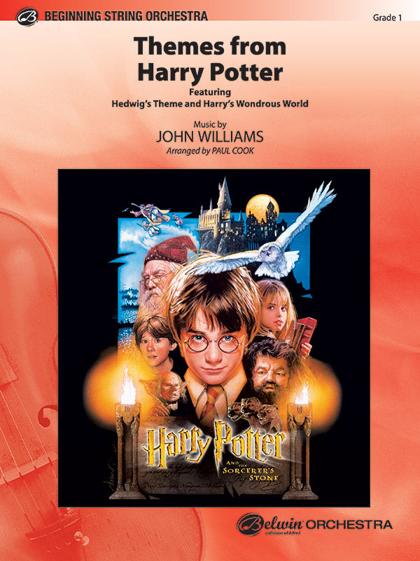 Harry Potter, Themes from: String Bass Sheet Music Preview
