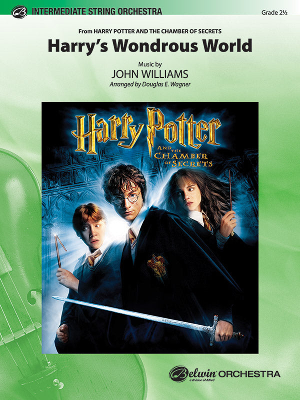 Harry's Wondrous World (from Harry Potter and the Chamber of Secrets): String Bass Sheet Music Preview