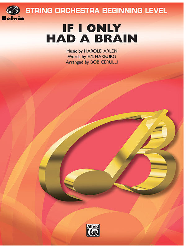 If I Only Had a Brain (from The Wizard of Oz): Piano Accompaniment Sheet Music Preview
