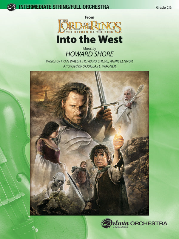 Into the West (from The Lord of the Rings: The Return of the King): 1st Violin Sheet Music Preview