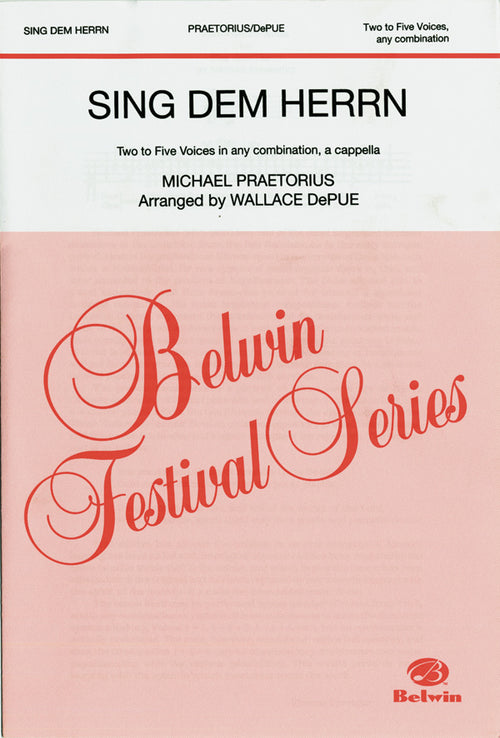 Sing Dem Herrn Sheet Music Preview