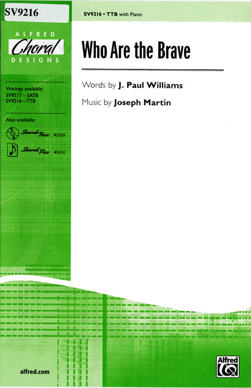 Who Are the Brave Sheet Music Preview