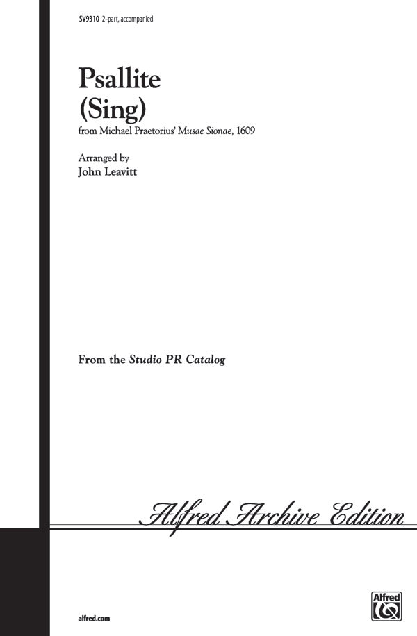 Psallite (Sing) Sheet Music Preview