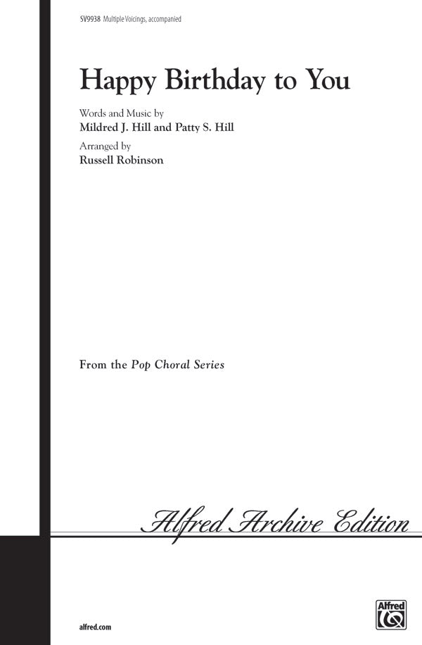 Happy Birthday to You Sheet Music Preview