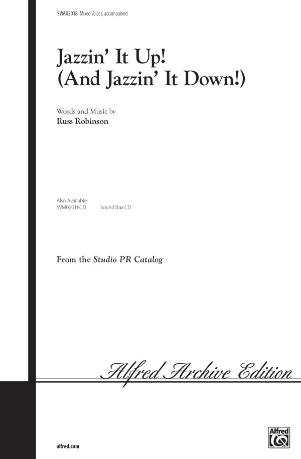 Jazzin' It Up! (And Jazzin' It Down) Cover Image