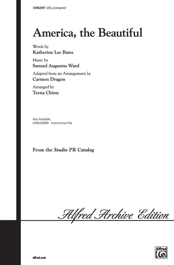 America, the Beautiful Sheet Music Preview