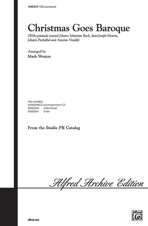 Christmas Goes Baroque Sheet Music Preview