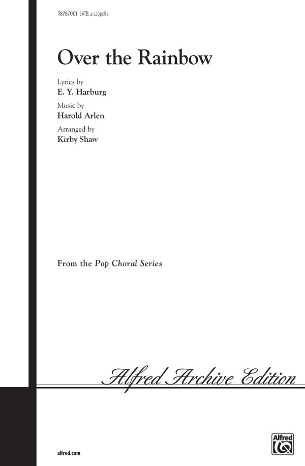 Over the Rainbow (from <I>The Wizard of Oz</I>) Sheet Music Preview