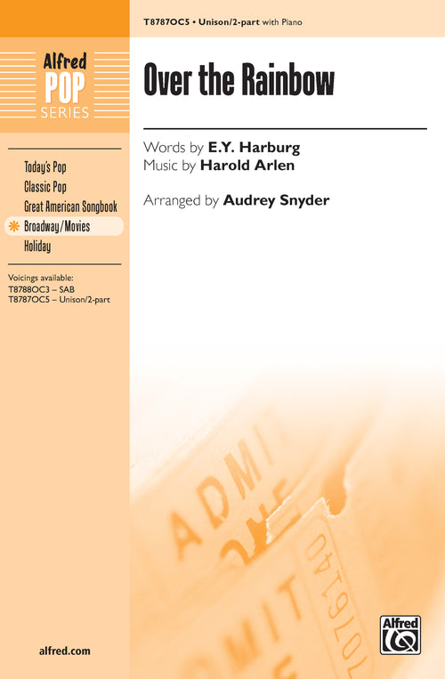 Over the Rainbow (from <I>The Wizard of Oz</I>) Sheet Music Preview