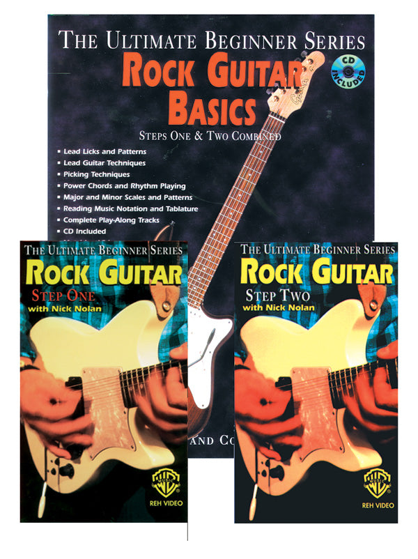 Ultimate Beginner Series Mega Pak: Rock Guitar Basics Mega Pak Cover Image