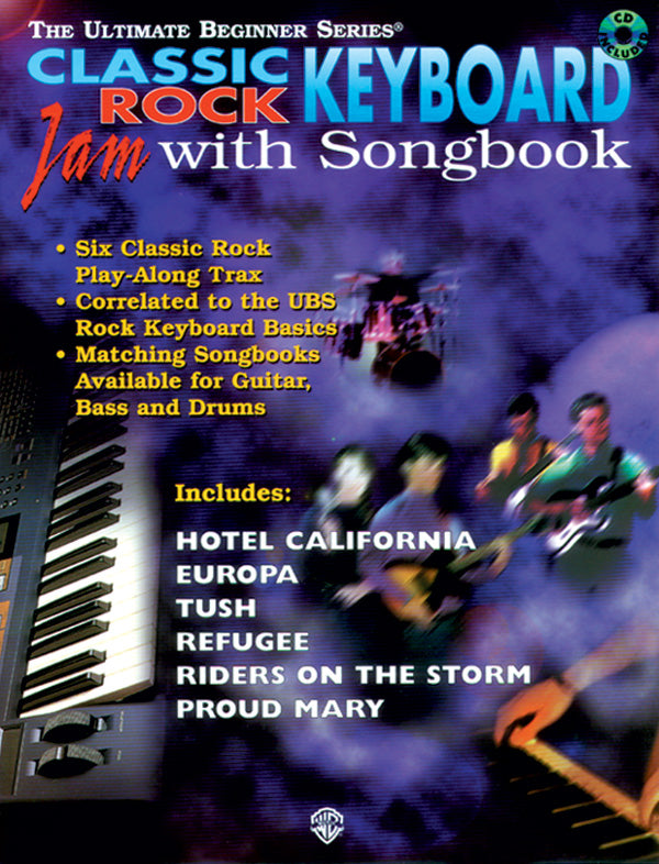 Ultimate Beginner Series Classic Rock Keyboard Jam Pack Cover Image