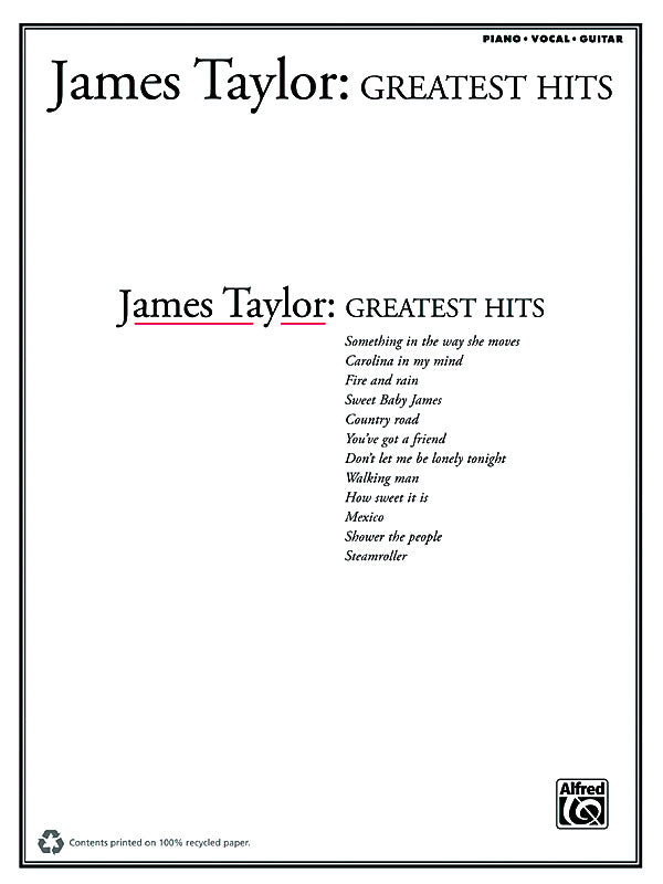 James Taylor: Greatest Hits Cover Image