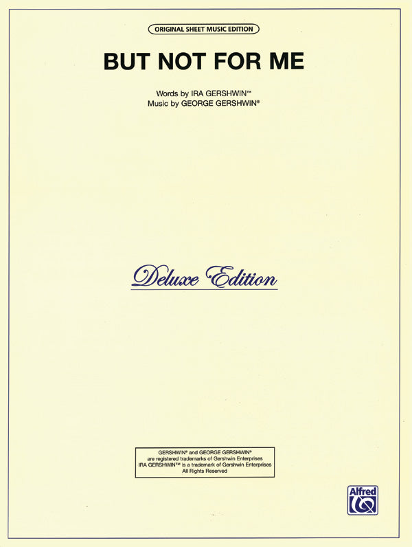 But Not for Me (Del. Ed.) Cover Image