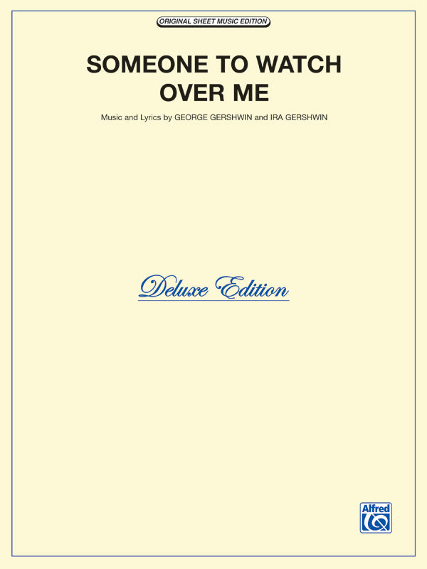 Someone to Watch Over Me Cover Image