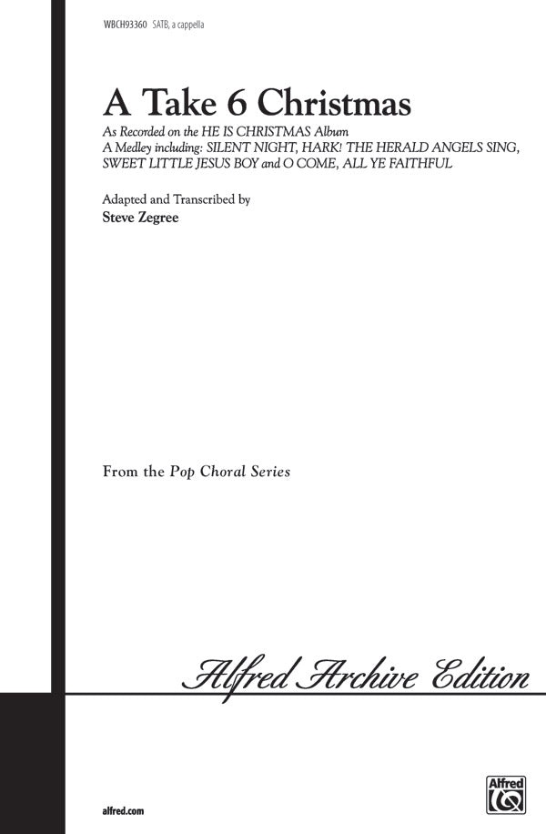 A Take 6 Christmas (A Medley) Sheet Music Preview