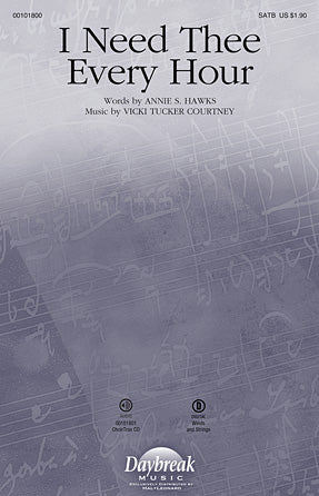 I Need Thee Every Hour Sheet Music Preview