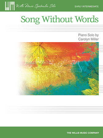 Song Without Words Sheet Music Preview