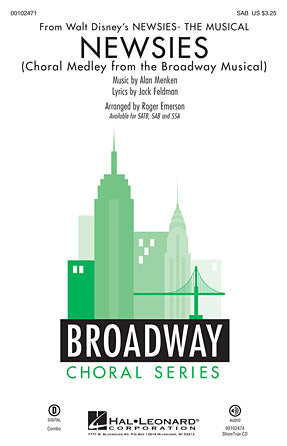 Newsies (Choral Medley) Sheet Music Preview