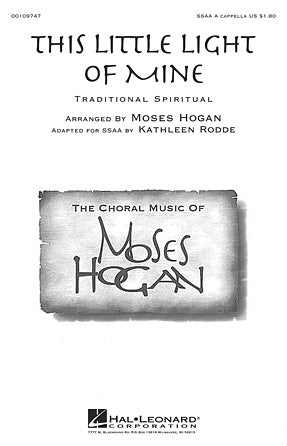 This Little Light Of Mine (arr. Moses Hogan) Sheet Music Preview