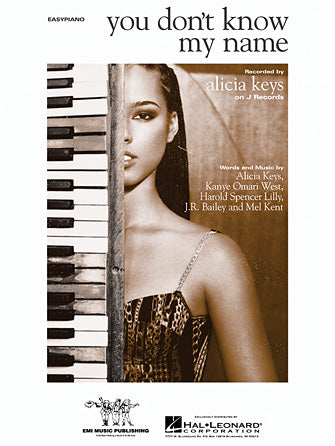 You Don't Know My Name Sheet Music Preview