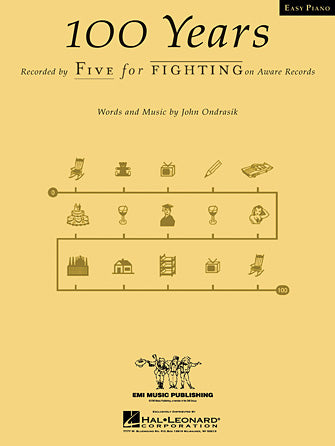 100 Years Sheet Music Preview